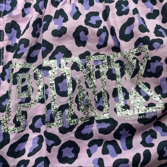 Leopard Print PINK PJ SHORTS VICTORIAS SECRET - Picture 4 of 16
